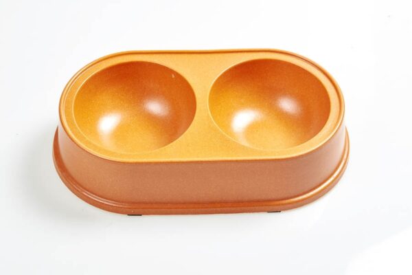 Natural Pet Bowl  - Orange large